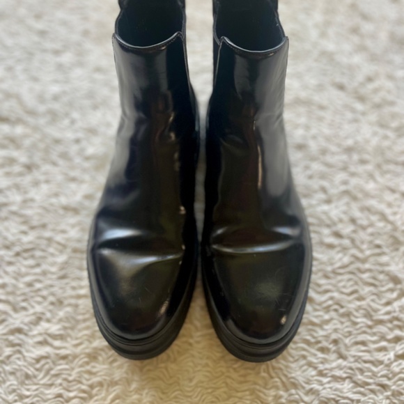 Prada Platform Leather Boots - Picture 3 of 8